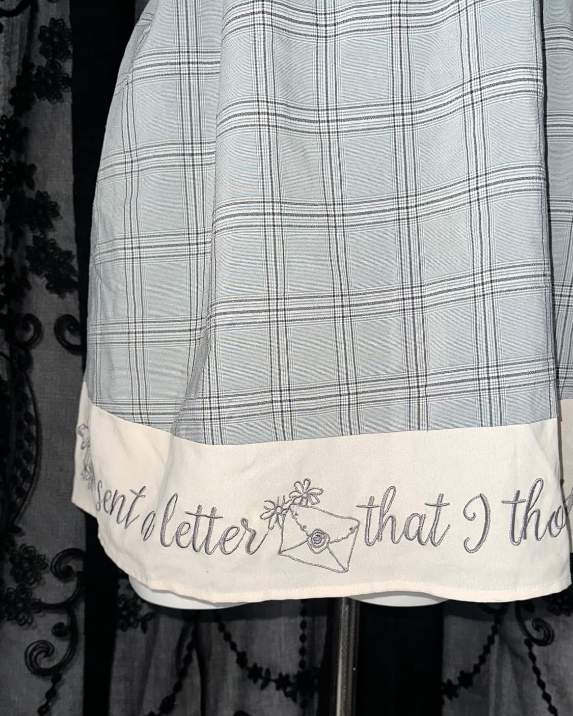 Blue Checkered Dress 상품이미지2