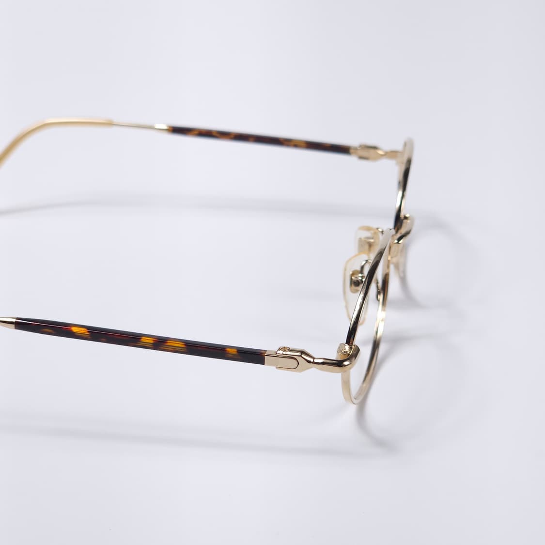 90's 21K 도금 빈티지 오벌형 안경 상품이미지6