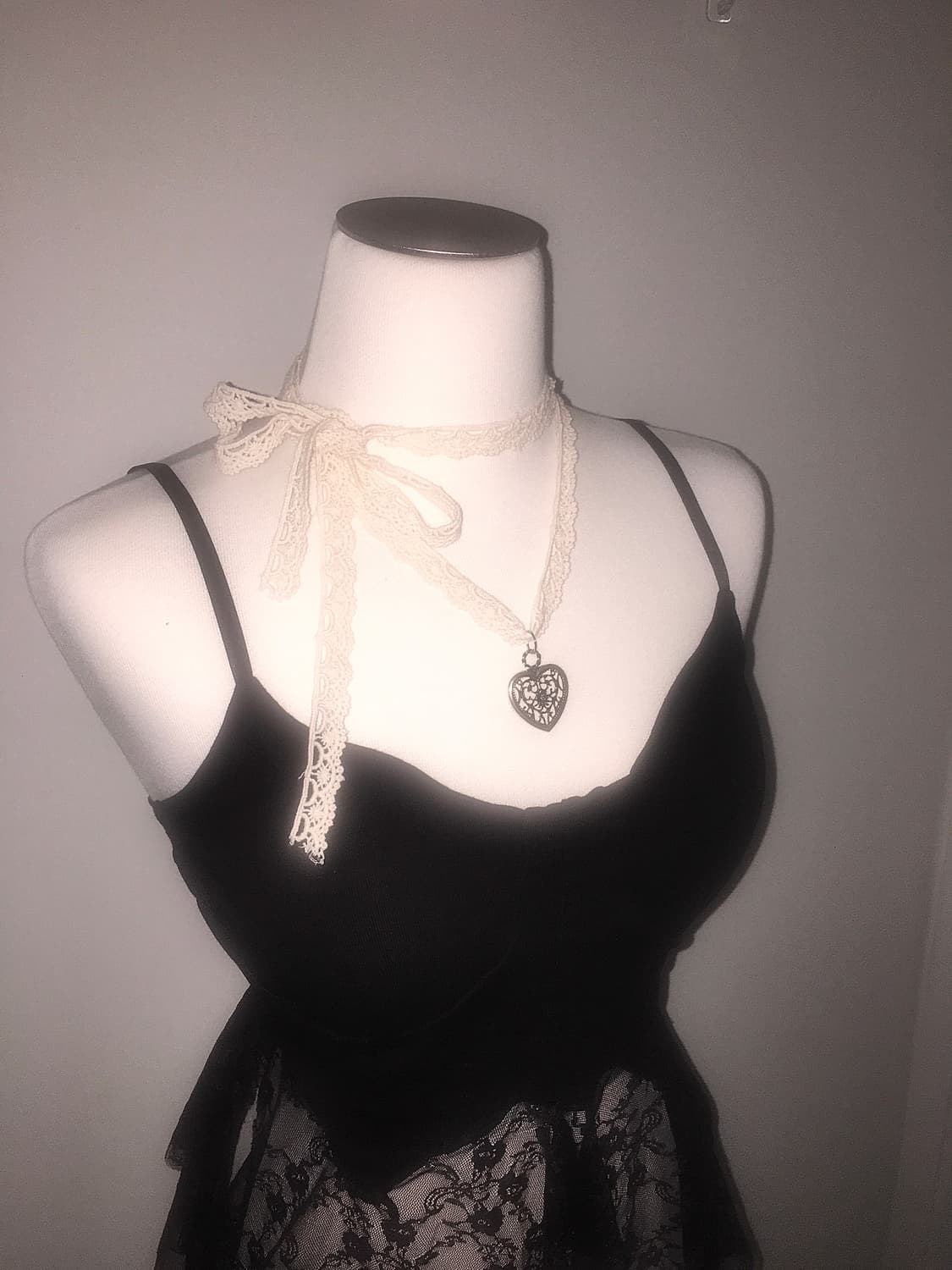 Viburnum shop 하트레이스 목걸이 상품이미지2