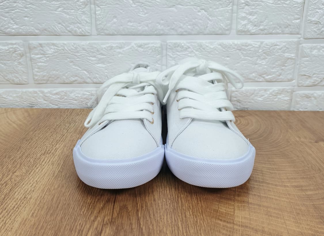 [240]폴로랄프로렌 화이트 캔버스 스니커즈 상품이미지3