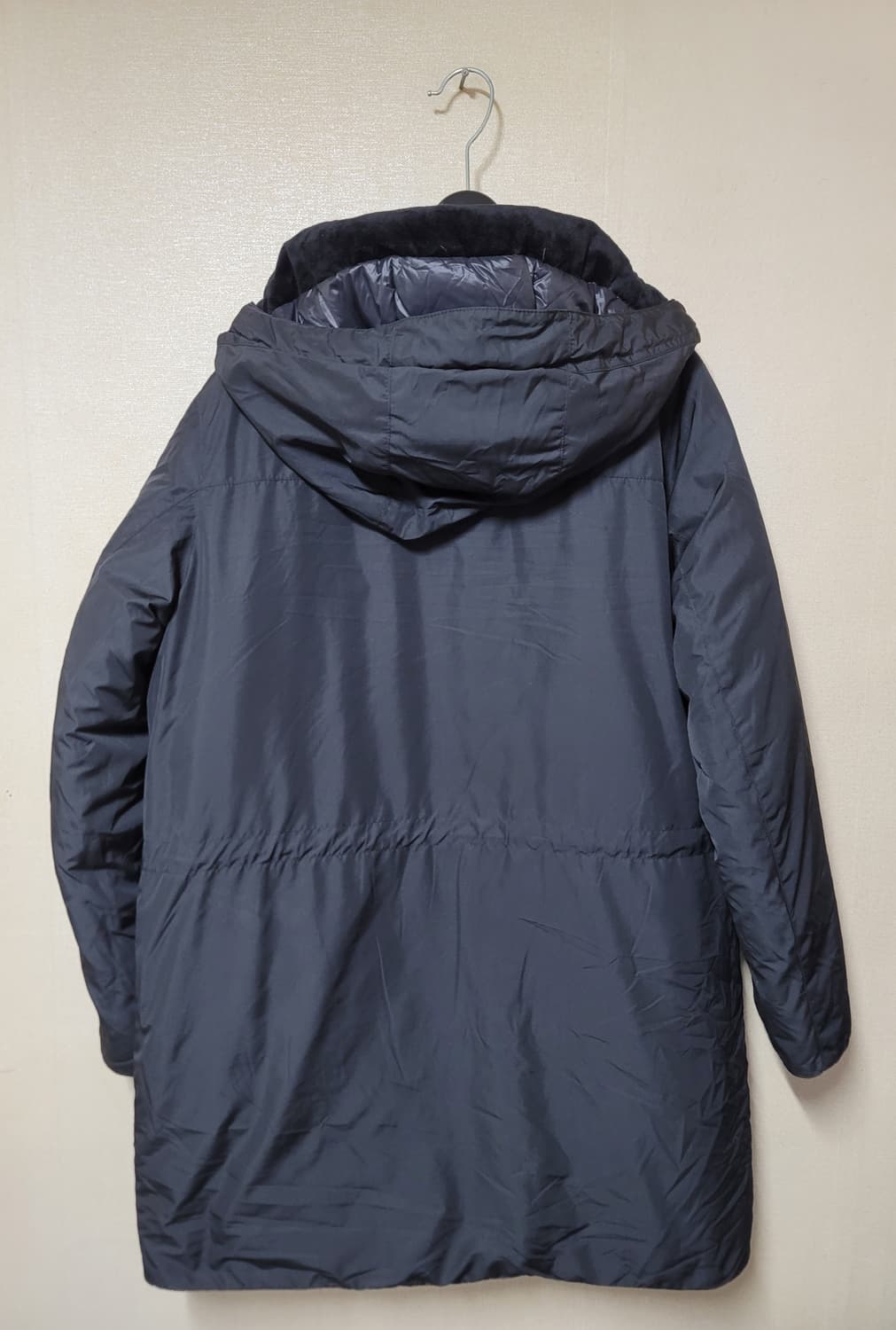 헤지스 로고패치 구스다운 후드코트 상품이미지4