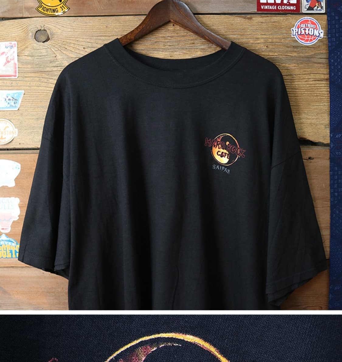 미국메이드 hard rock cafe 하드락 카페 빈티지 드레곤 티셔츠 상품이미지3