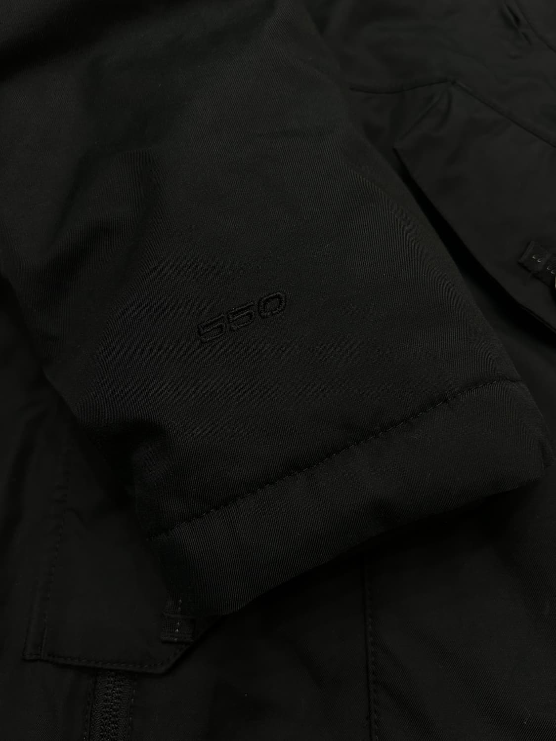 [여성L]노스페이스 550 후드 패딩/블랙 상품이미지5