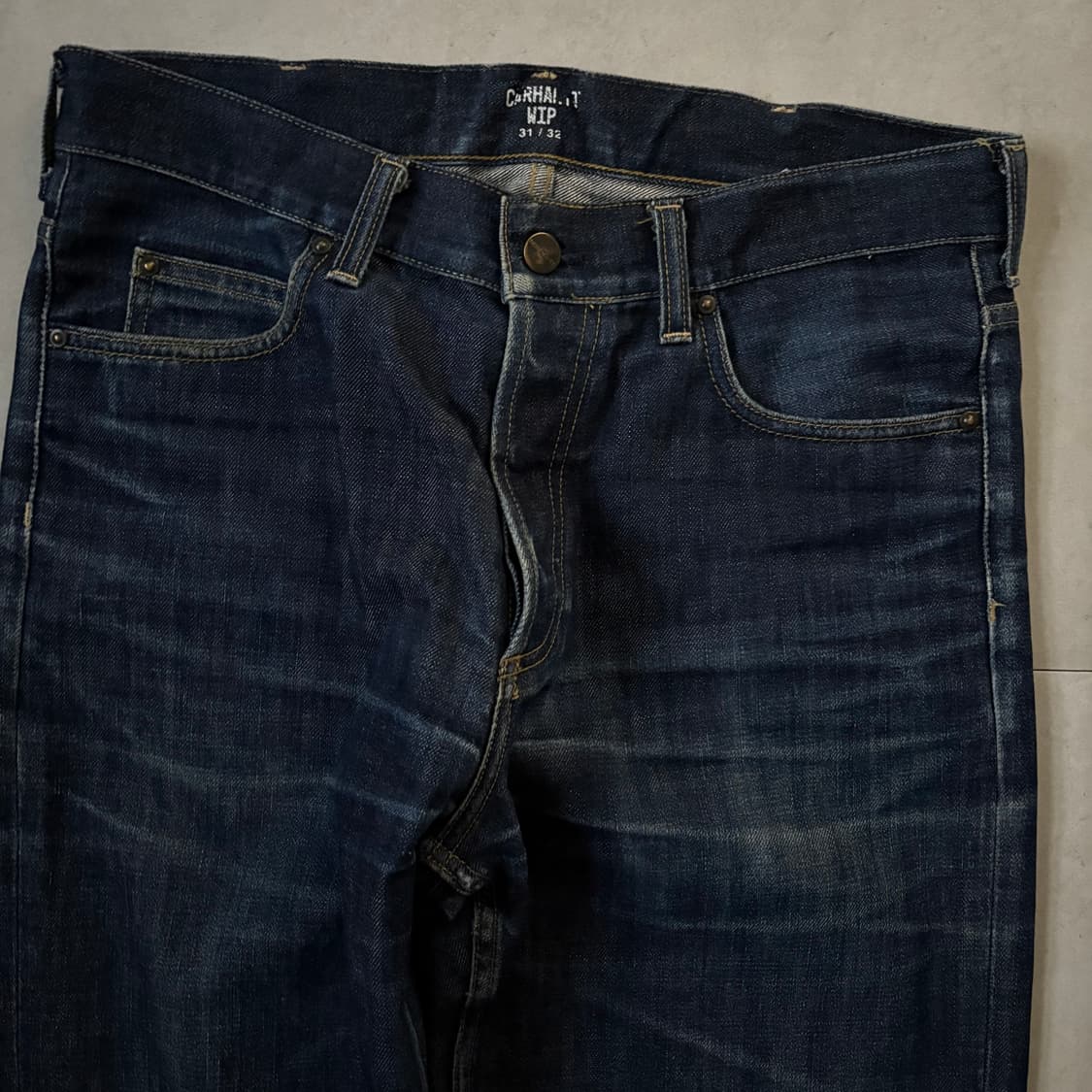 칼하트WIP 워시드 데님팬츠 상품이미지7
