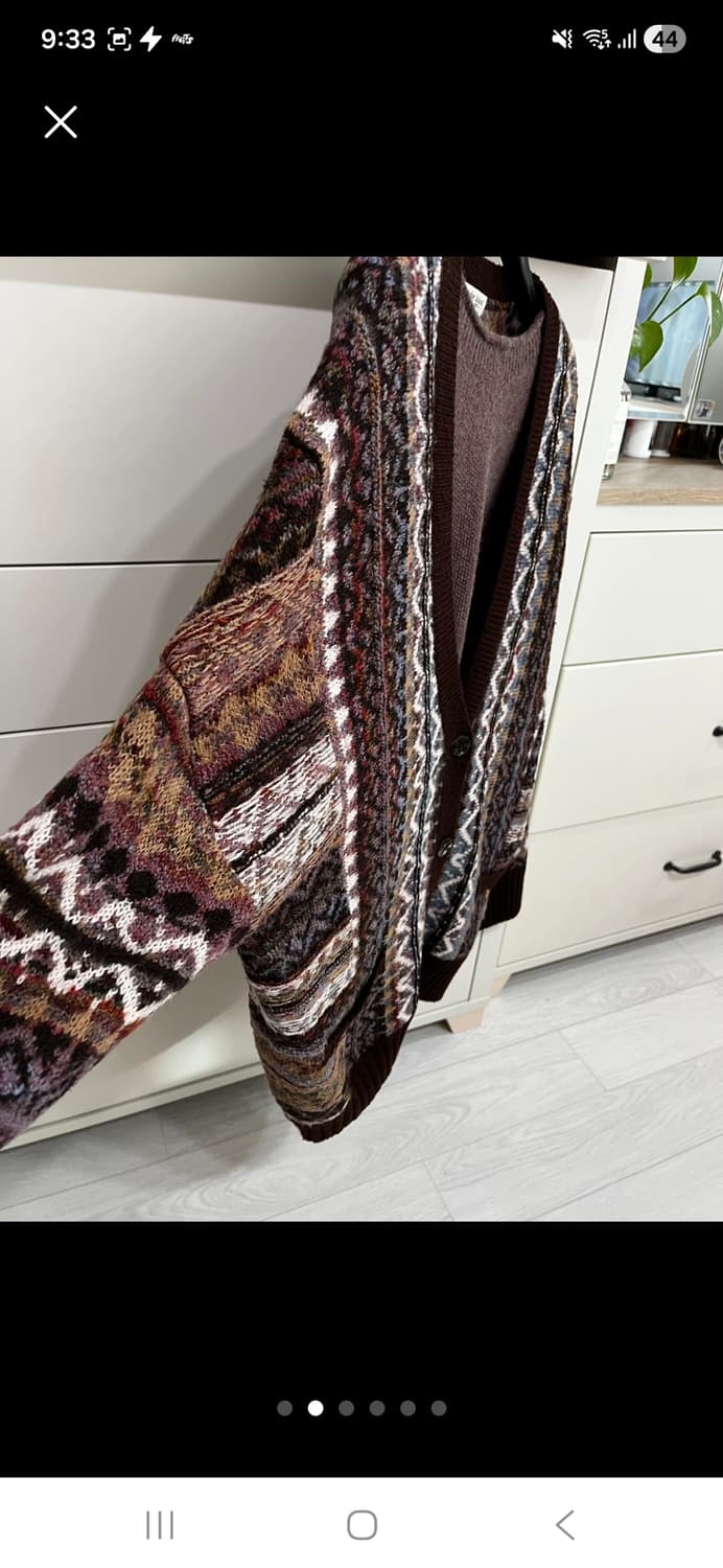 (마지막특가) 써스데이아일랜드 패턴 가디건 상품이미지2