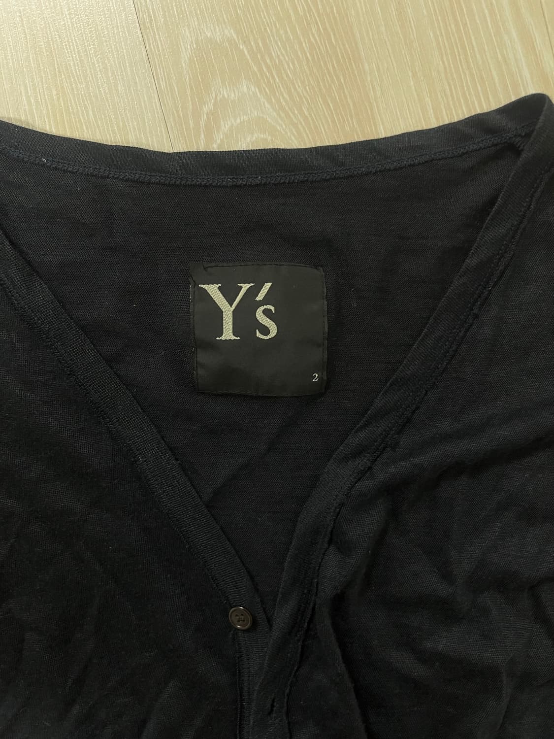 y’s 네이비 스트링 가디건 상품이미지3