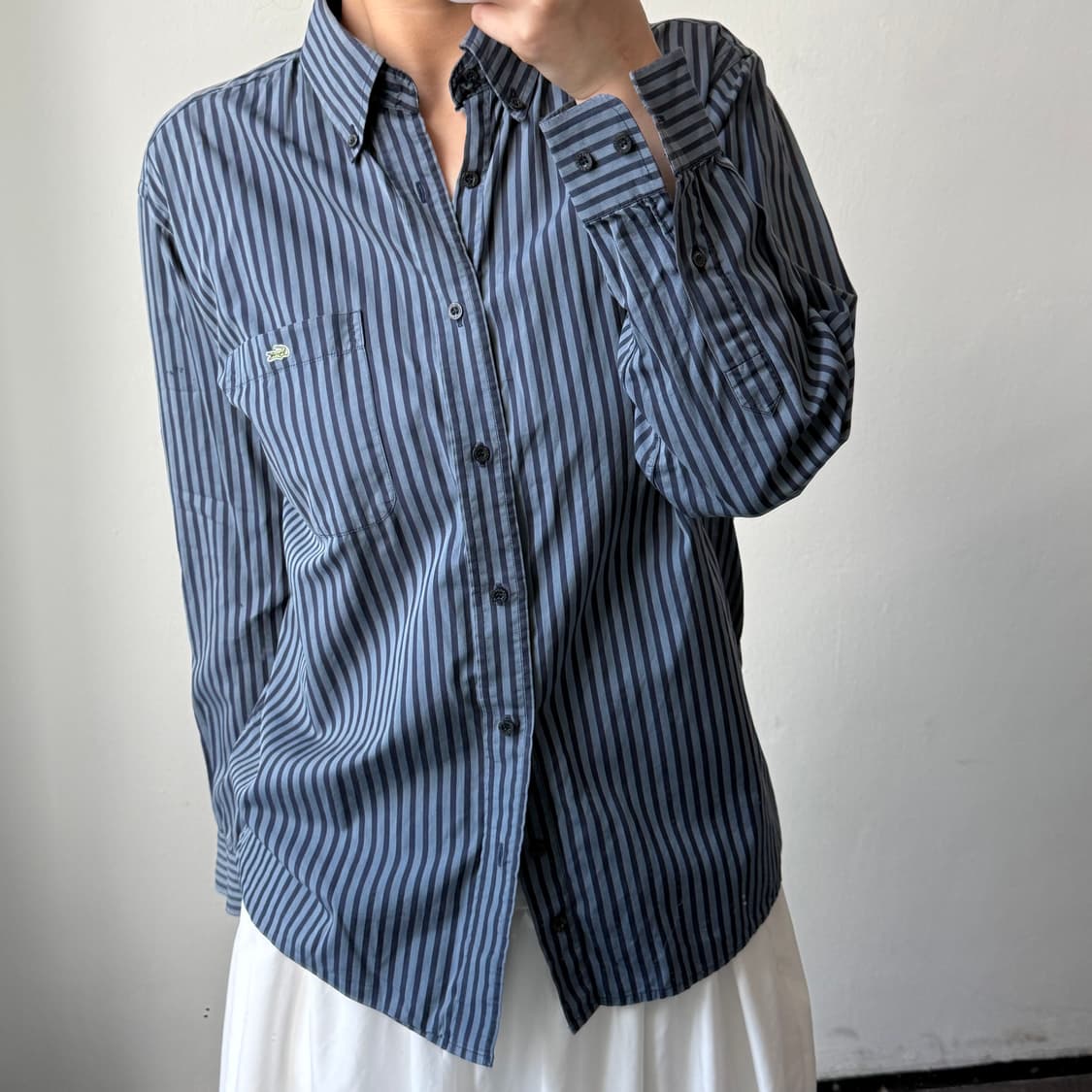 [M] 라코스테 스트라이프 셔츠 상품이미지2