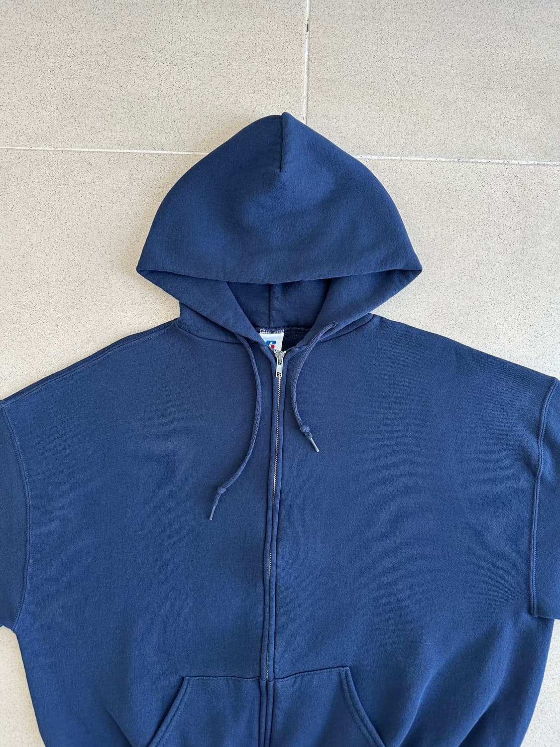 00s 빈티지 러셀 후드집업 네이비 XL 상품이미지4