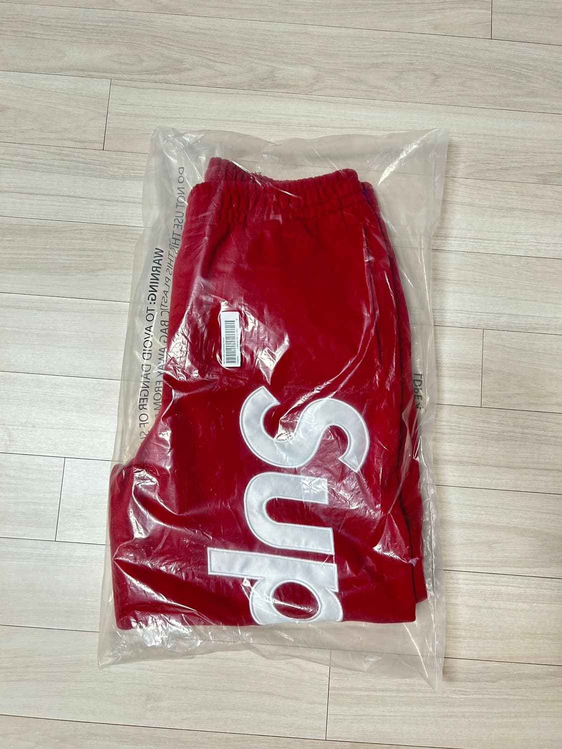 (M) 슈프림 사틴 아플리케 스웻팬츠 - 25fw 상품이미지5