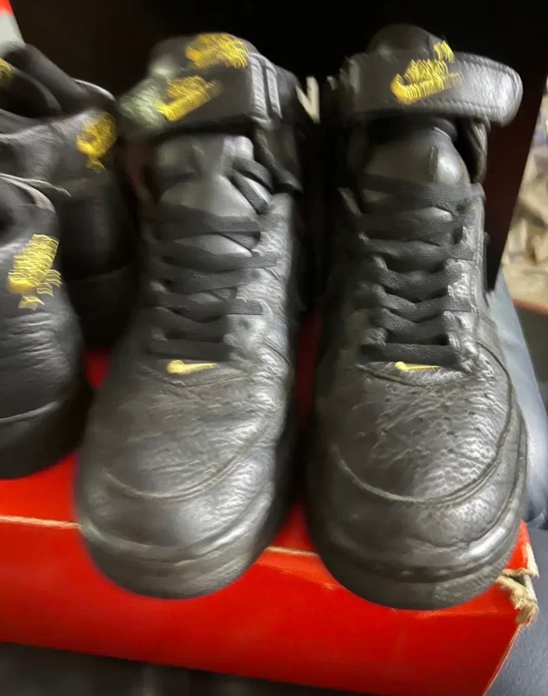 나이키 에어포스1 하이 검/금 1995년 270 상품이미지5