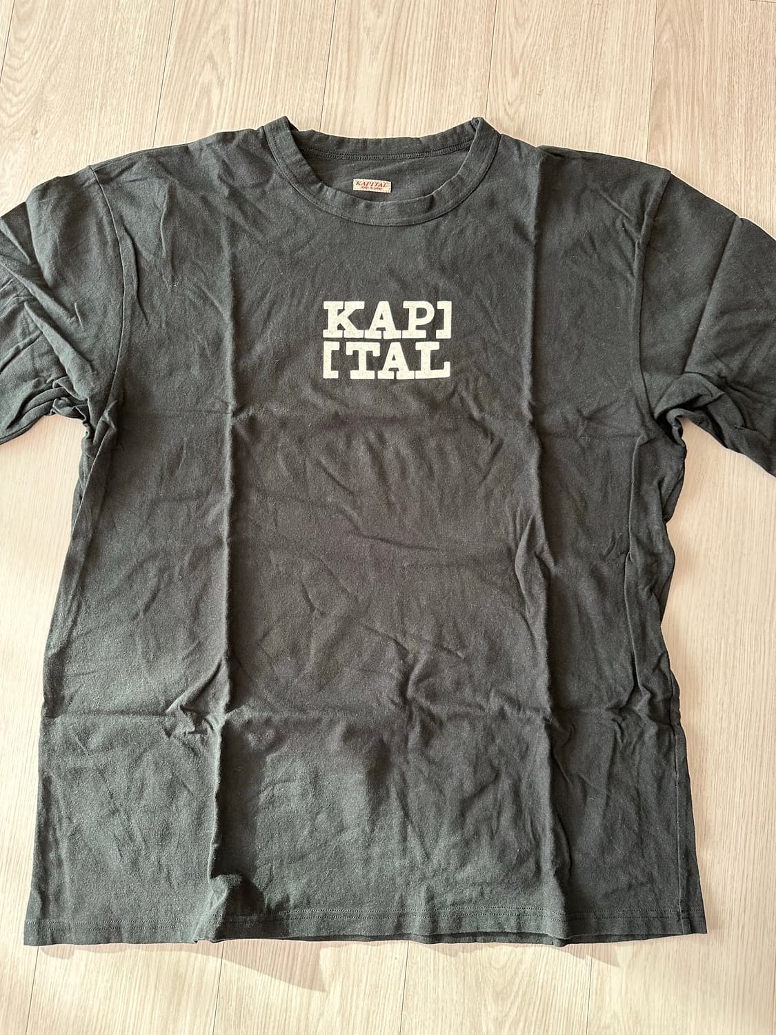 캐피탈 천축 루키 크루 티 블랙 XL 상품이미지1