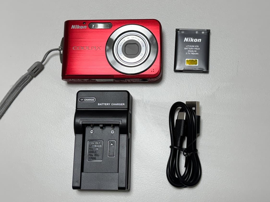 니콘 쿨픽스 s210 레드 디카 상품이미지1