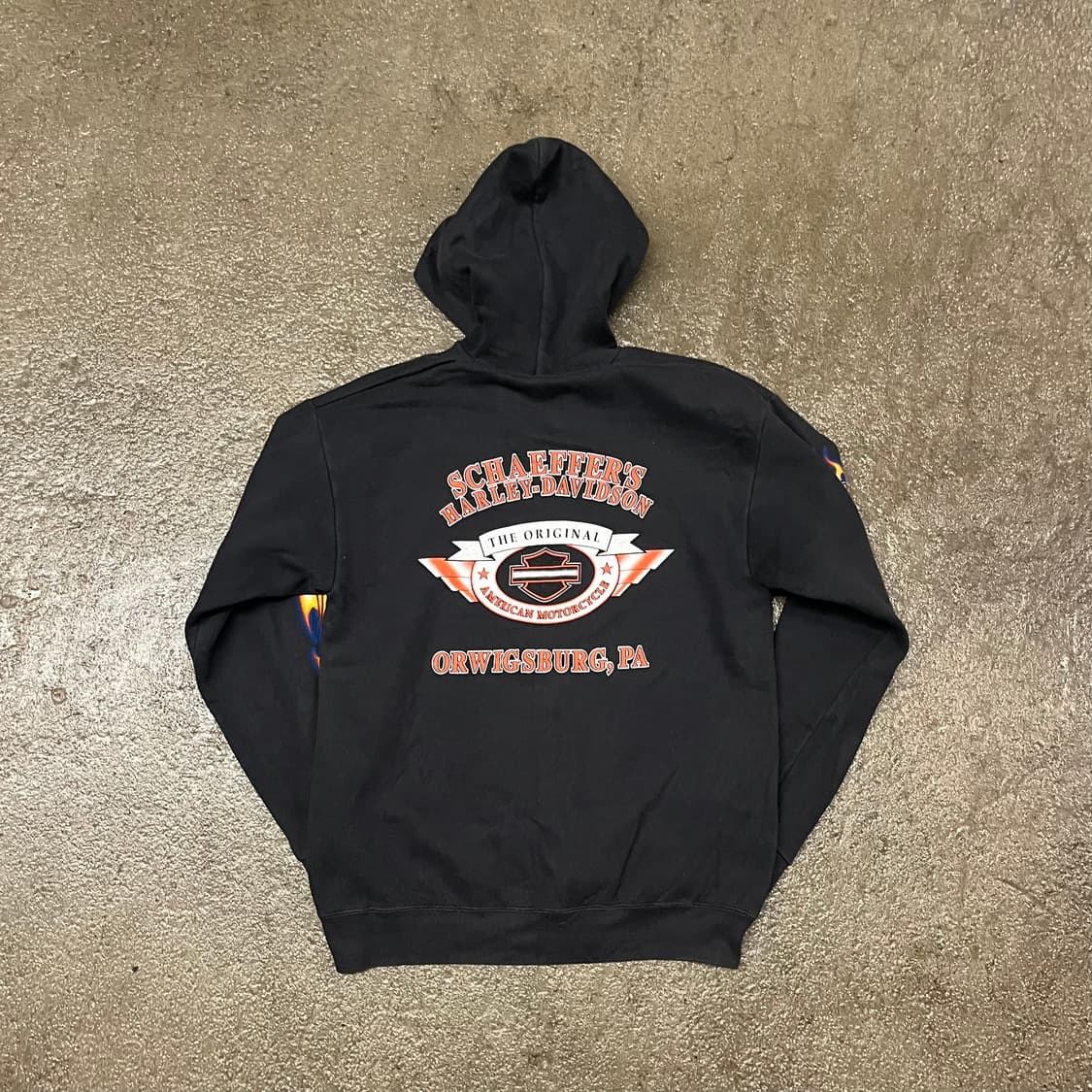 00s 할리데이비슨 플레임 후드 집업 (100) 상품이미지3