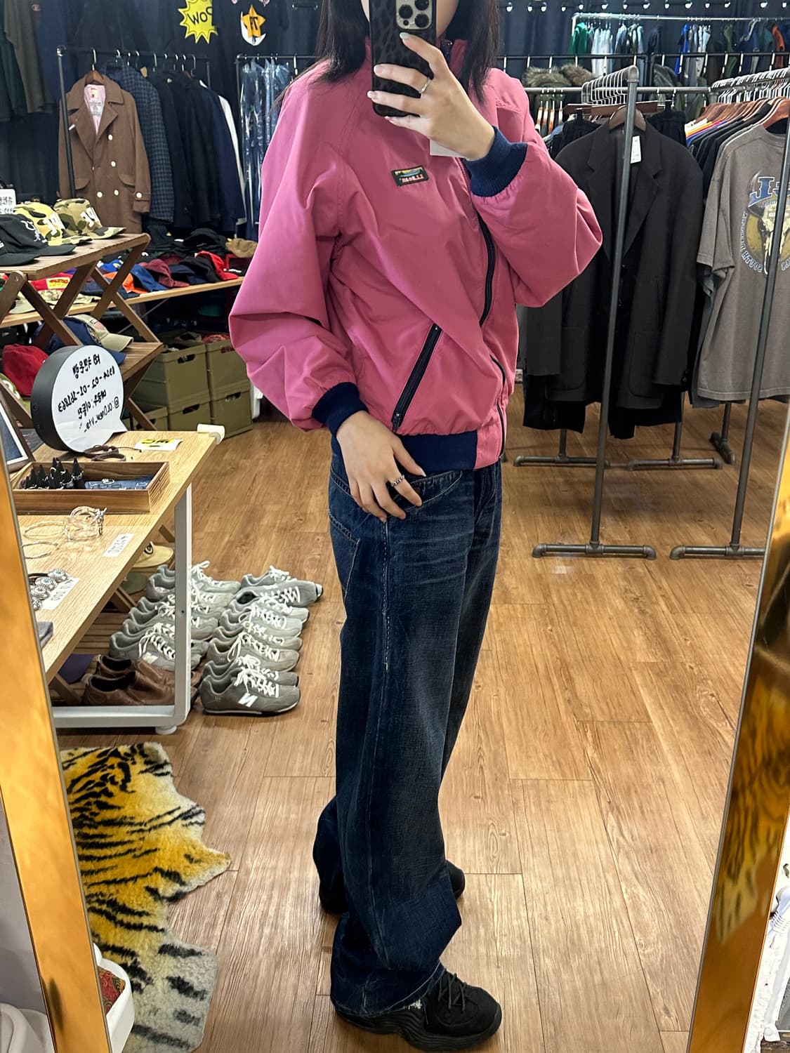 90s 엘엘빈 나일론 웜업자켓 상품이미지3