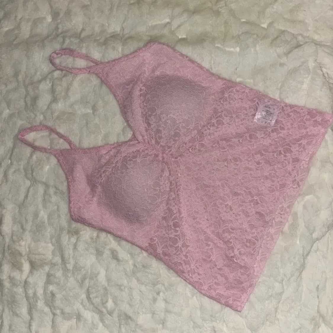 레이스 셔링 캡나시 핑크 상품이미지1