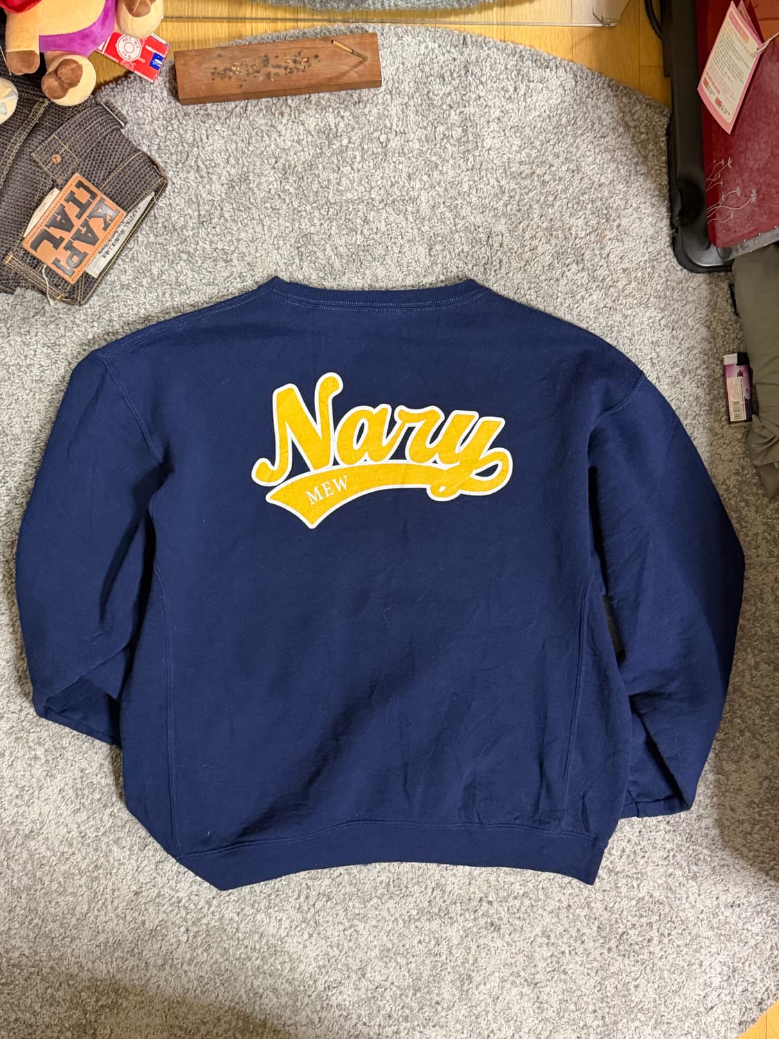 러셀 Navy 스웻셔츠 상품이미지4