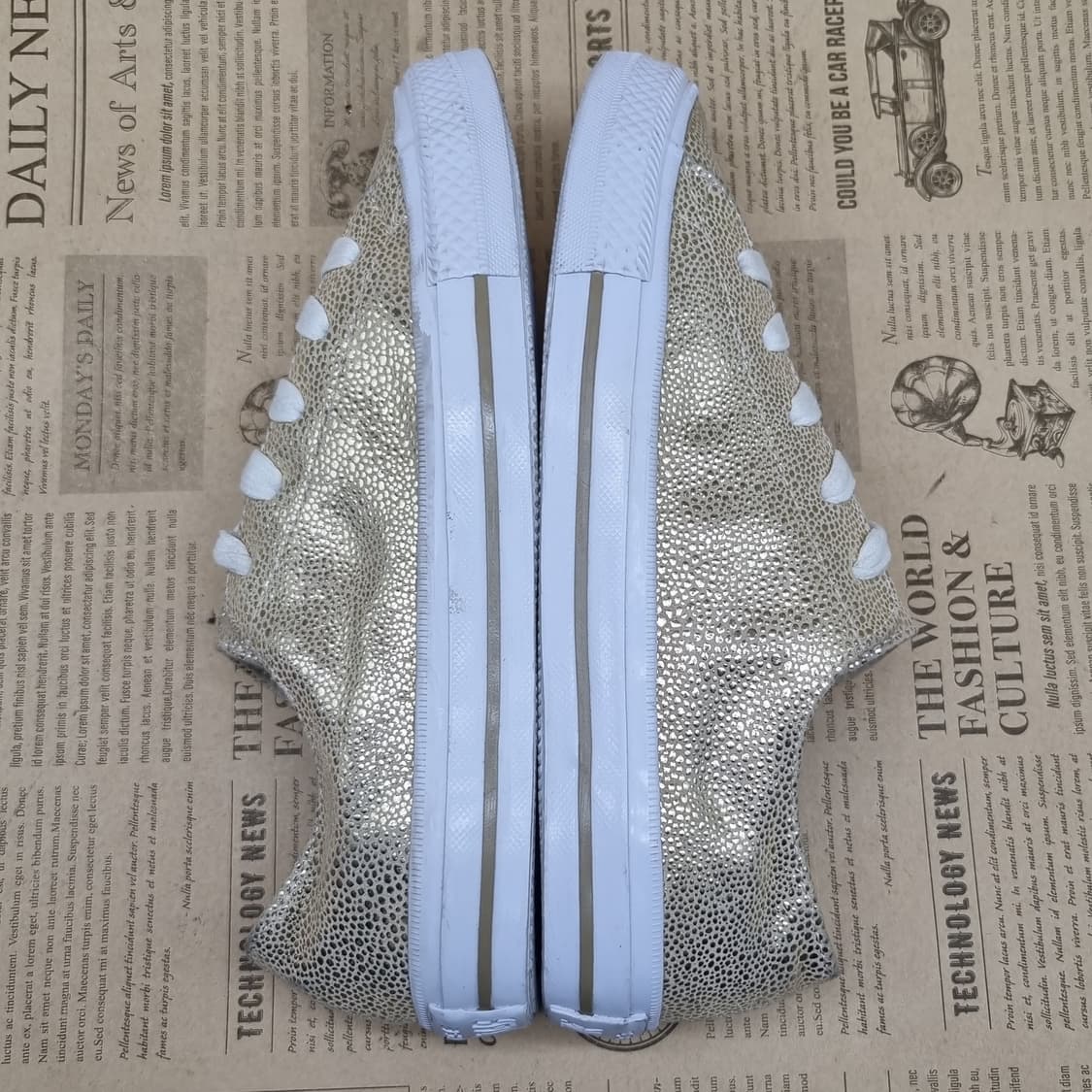 컨버스 올스타 골드 스니커즈230 상품이미지5