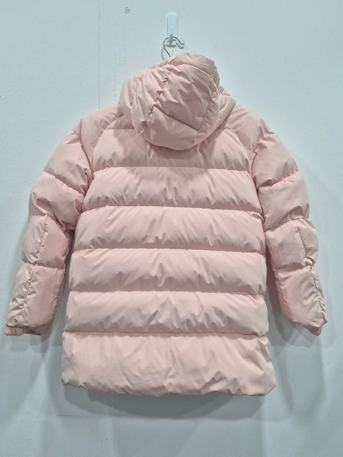 뉴발란스 딸기우유 아이보리 리버시블 양면 구스다운 패딩 점퍼 여성 XS 상품이미지2