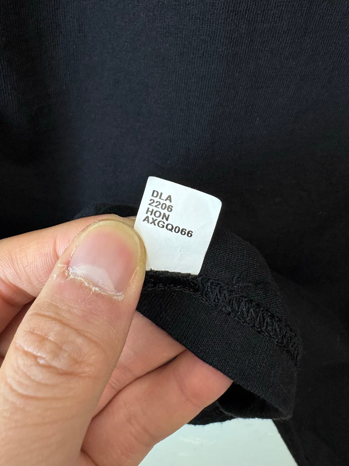 스투시 스탁로고 롱슬리브 블랙 상품이미지9