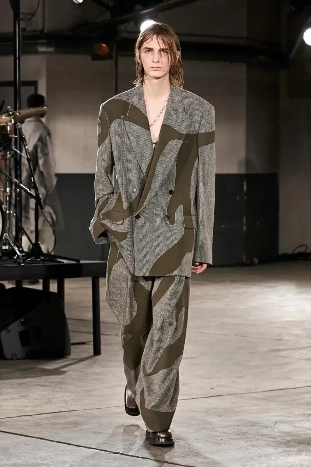 드리스 반 노튼 23FW 울 와이드 팬츠 상품이미지6