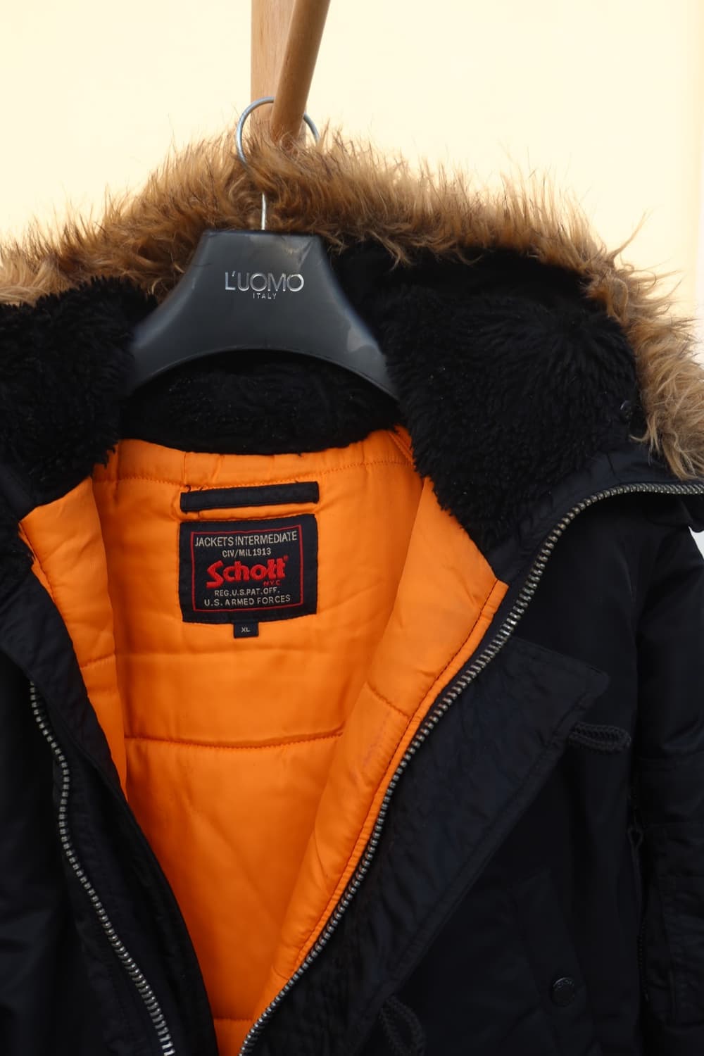 쇼트 n3b 자켓 나일론 블랙 상품이미지3