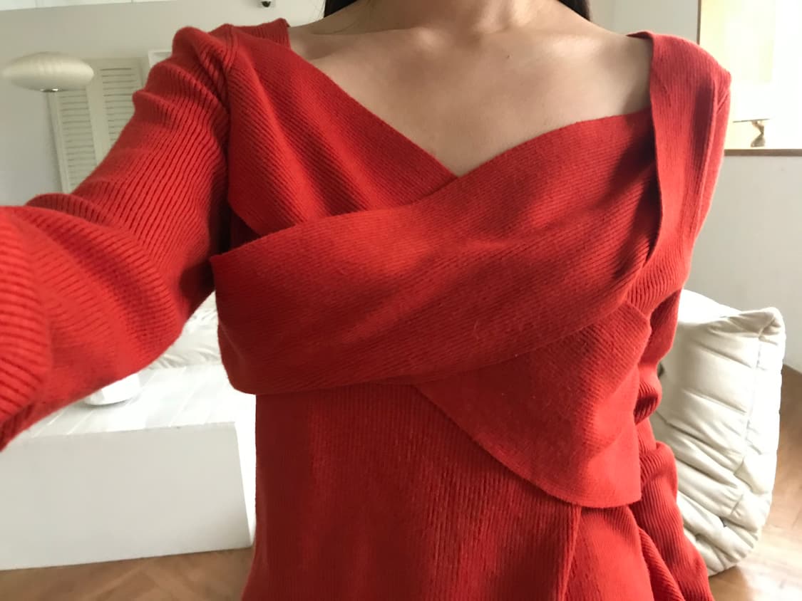 vintage shirring knit 상품이미지5