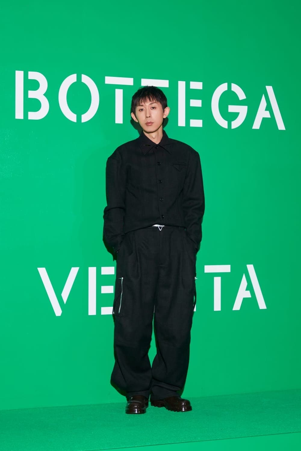 보테가 베네타 삼각버클 벨트 카고팬츠 상품이미지1