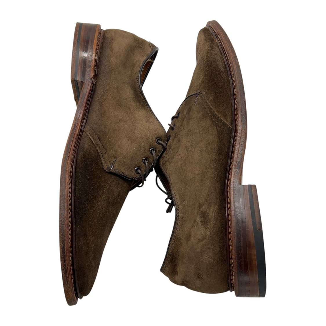 280 알든 플레인토 블루처 스웨이드 브라운 - 유니페어 (US10C) 상품이미지3