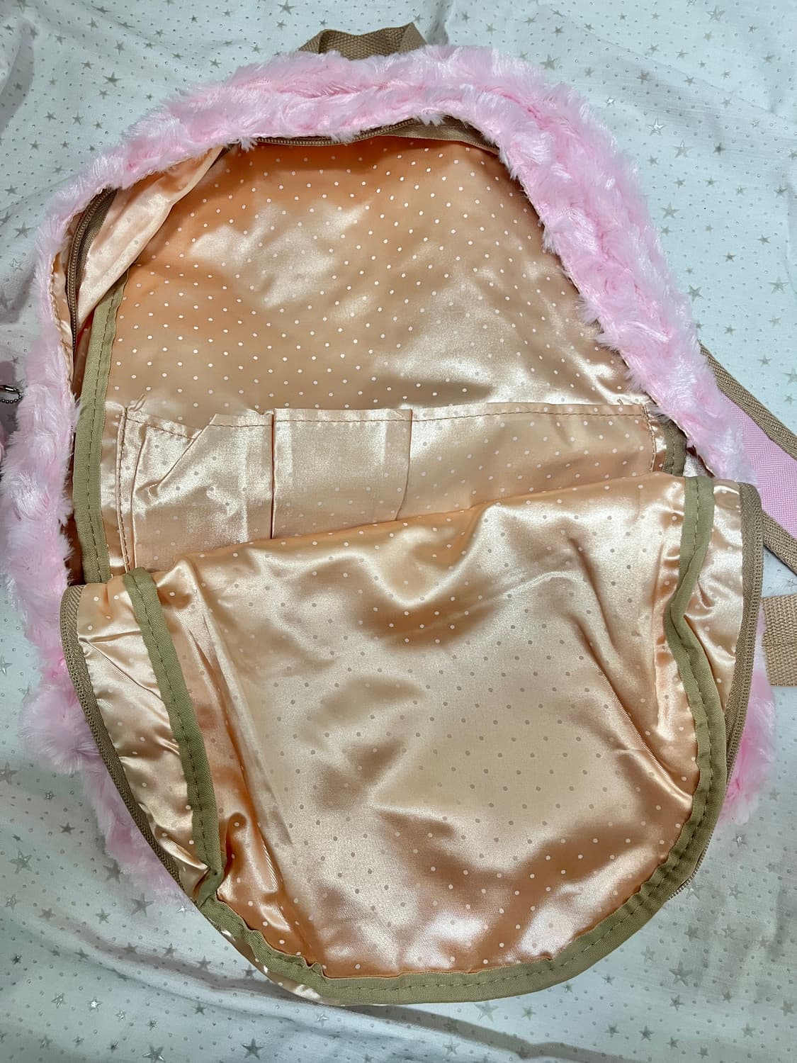 푸들같은 털 백팩 - 🍓핑크 상품이미지6