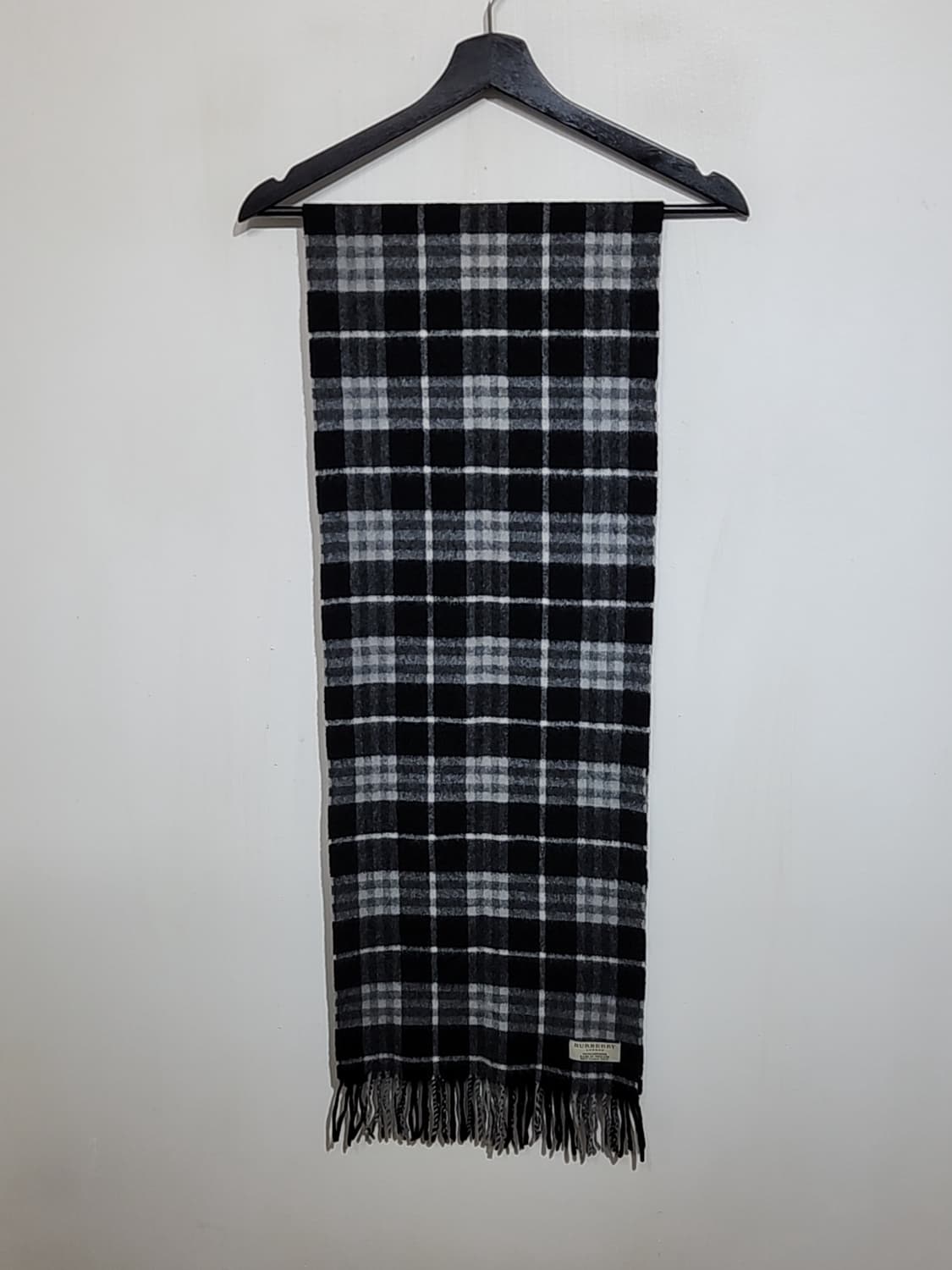 (정품) 버버리 캐시미어 머플러 체크 목도리 영국판  상품이미지1