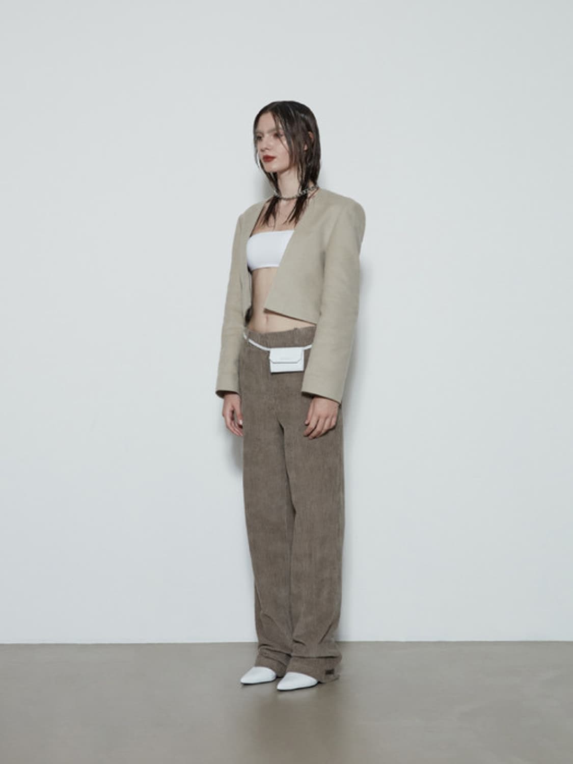 크롭 몰스킨 자켓 쓰리투에이티 상품이미지1