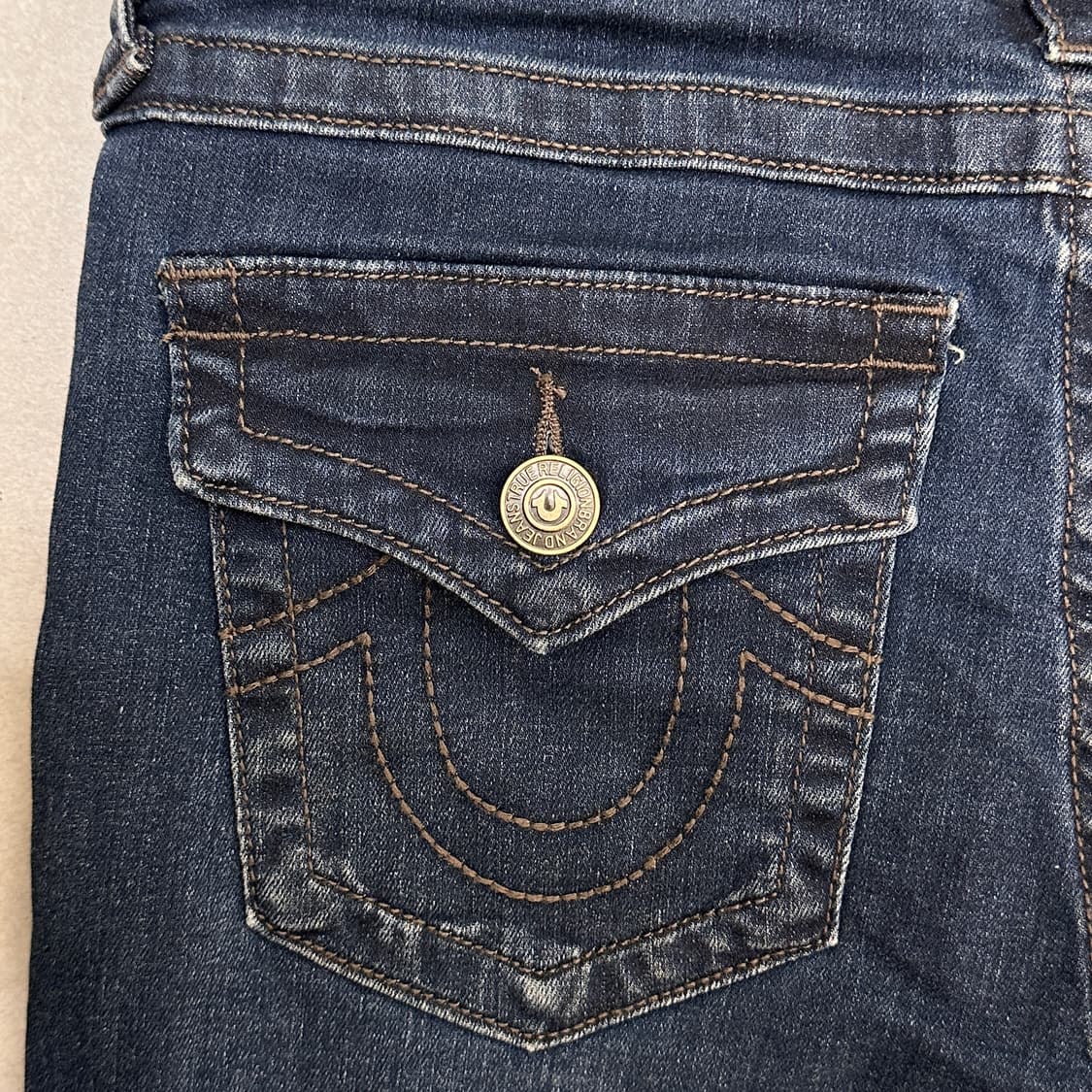 트루릴리전 섹션 스트레이트 데님팬츠 상품이미지4