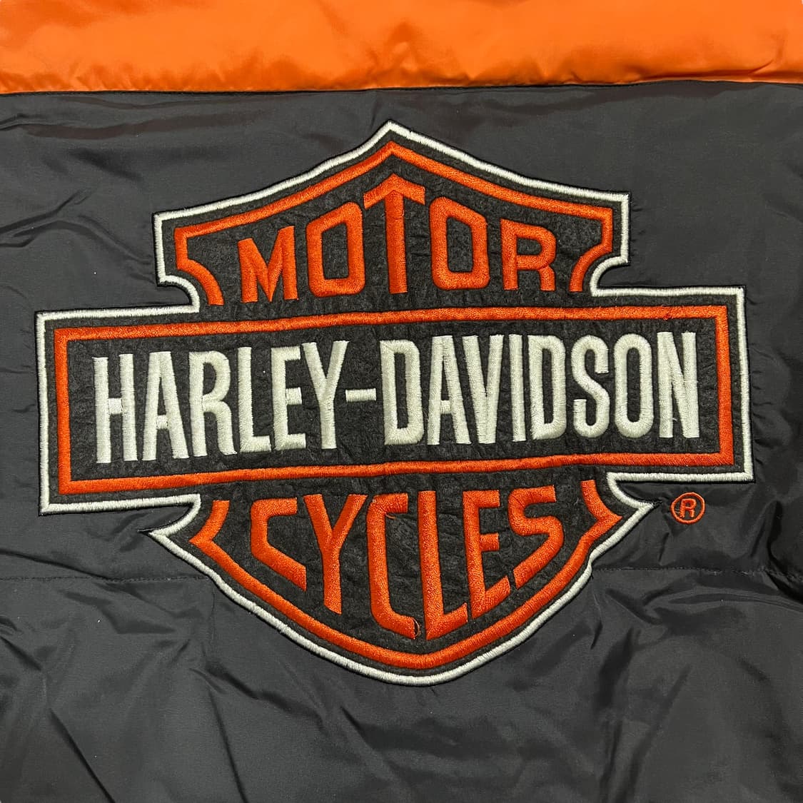 할리데이비슨 빅로고 해체주의 패디드 후디 집업 상품이미지8