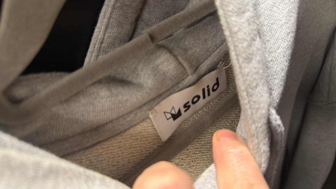 솔리드옴므 오버핏후드티 상품이미지4