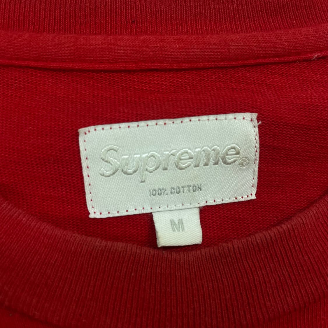 슈프림 Supreme 메탈릭 로고 롱슬리브 레드 상품이미지3