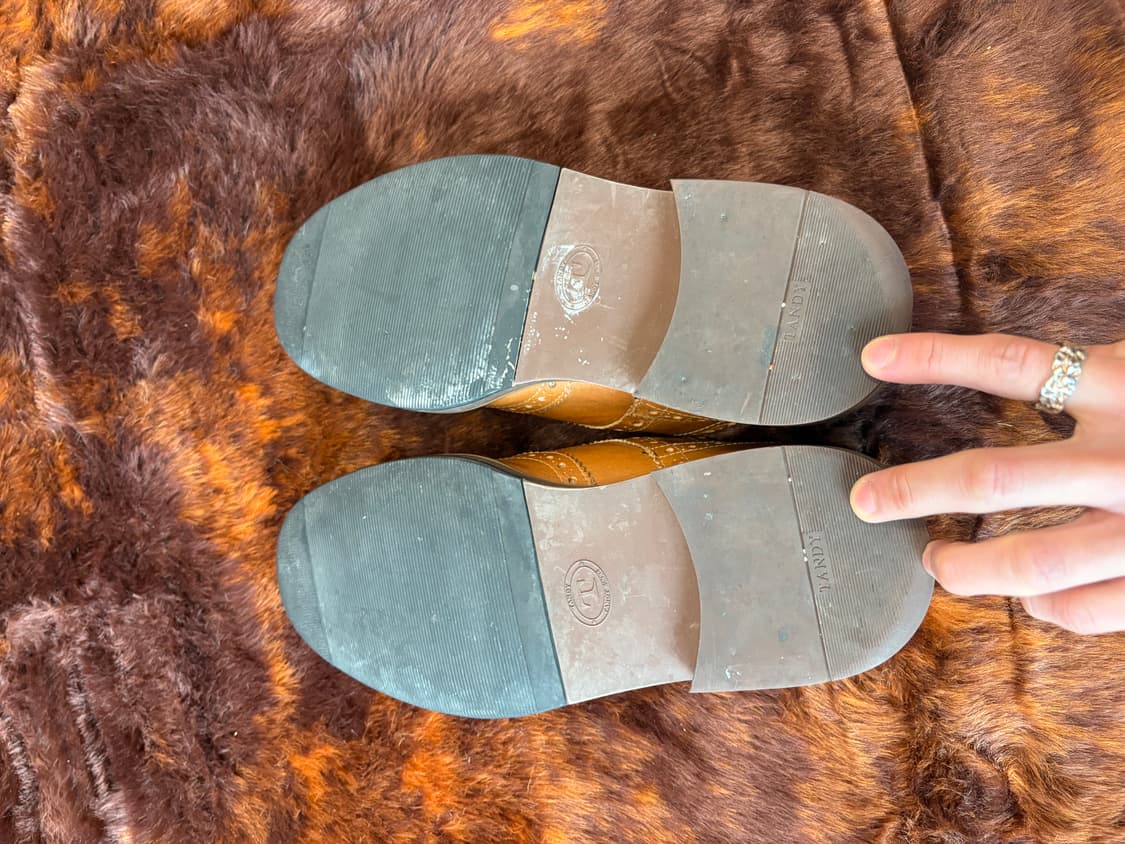 Vintage 브라운 윙팁 상품이미지5