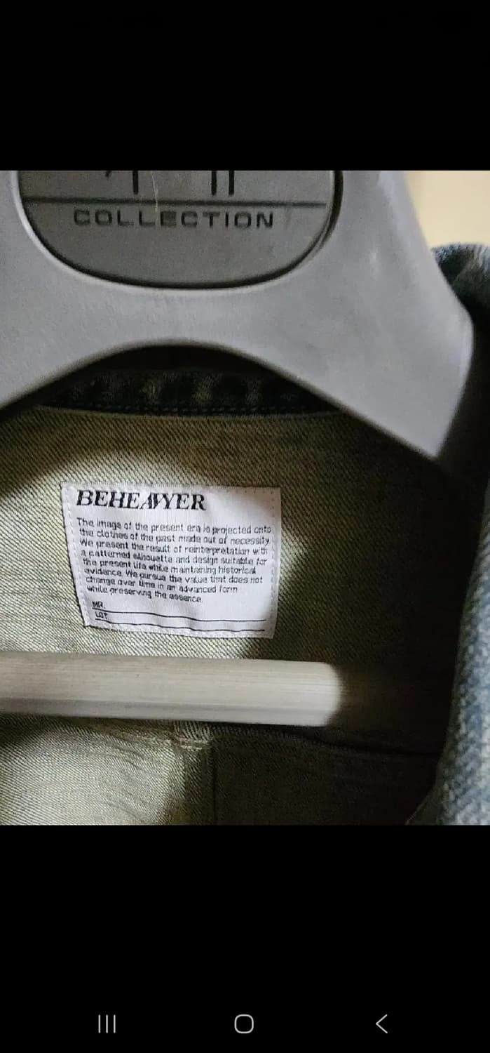 비헤비어 5year 데님자켓 상품이미지6