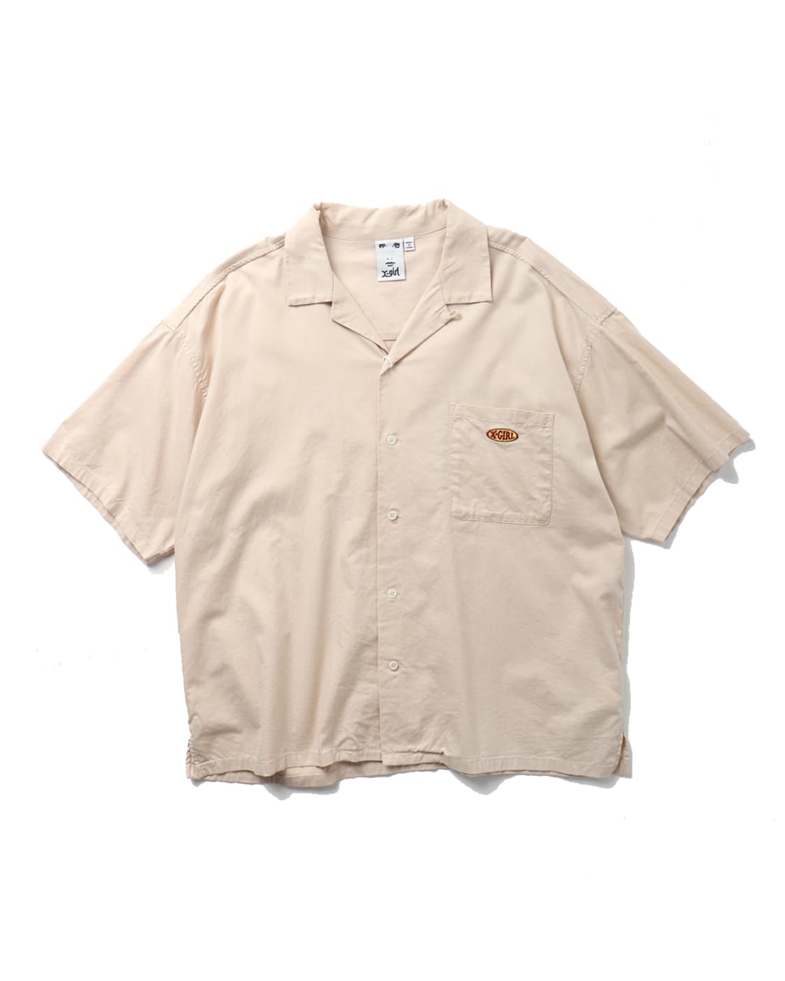 X-girl Chubby Oval Open Collar Shirt 상품이미지3