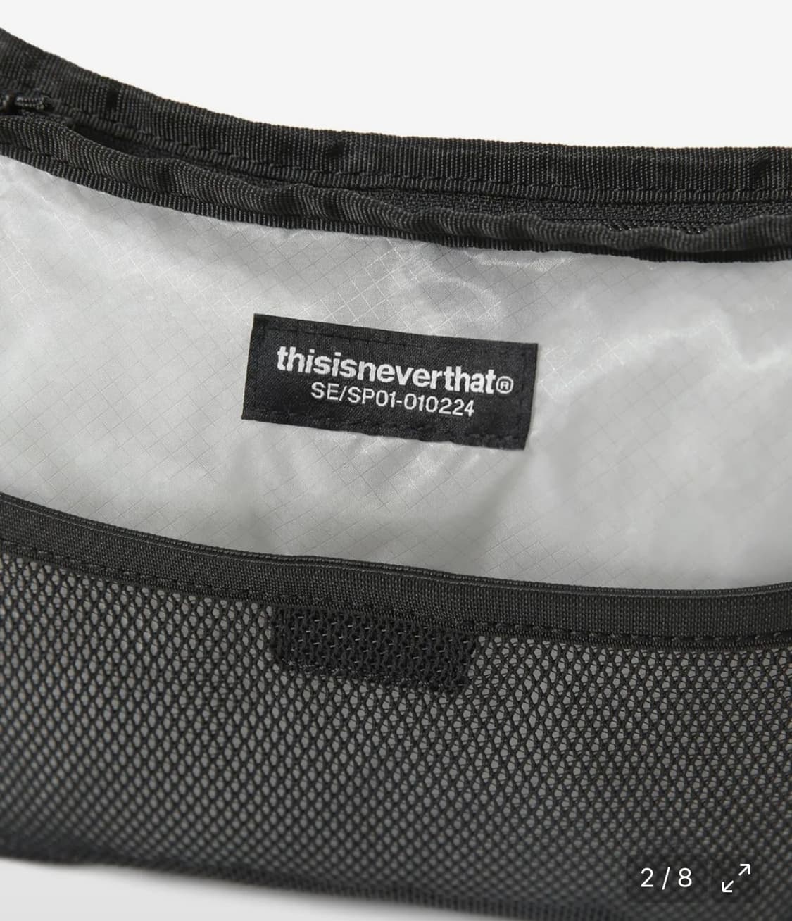 디스이즈네버댓 UL Mini Bag Silver 상품이미지2