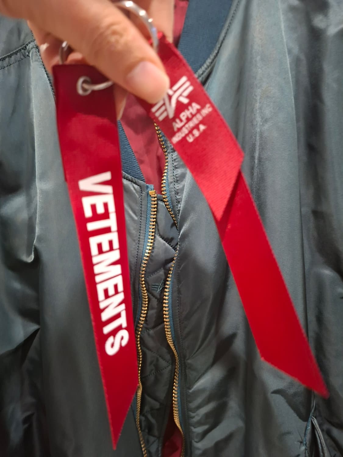 [xs] 베트멍 알파인더스트리 항공 봄버 상품이미지2