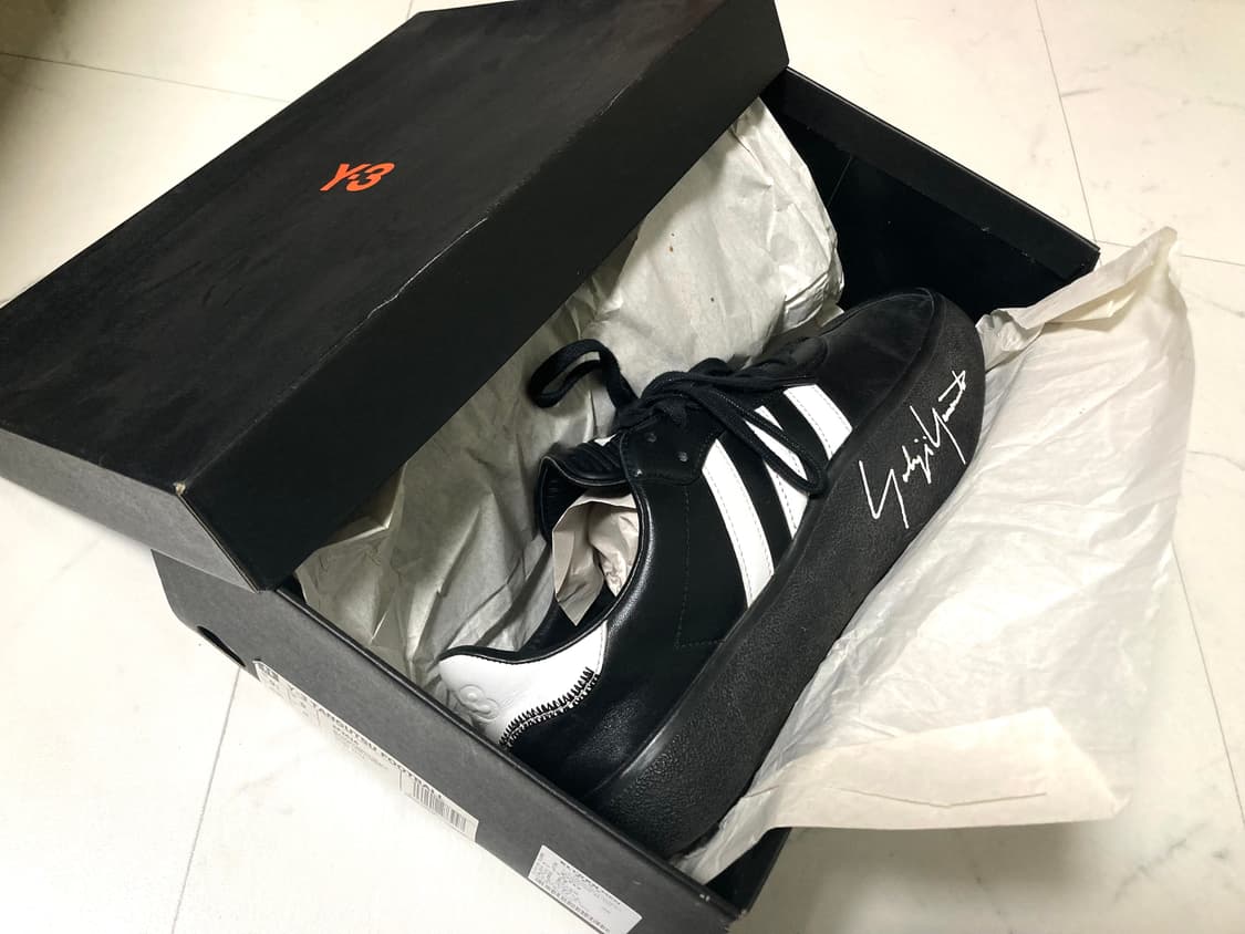 Y3 아디다스 탕구츠 풋볼 블랙 화이트 275-280 상품이미지3