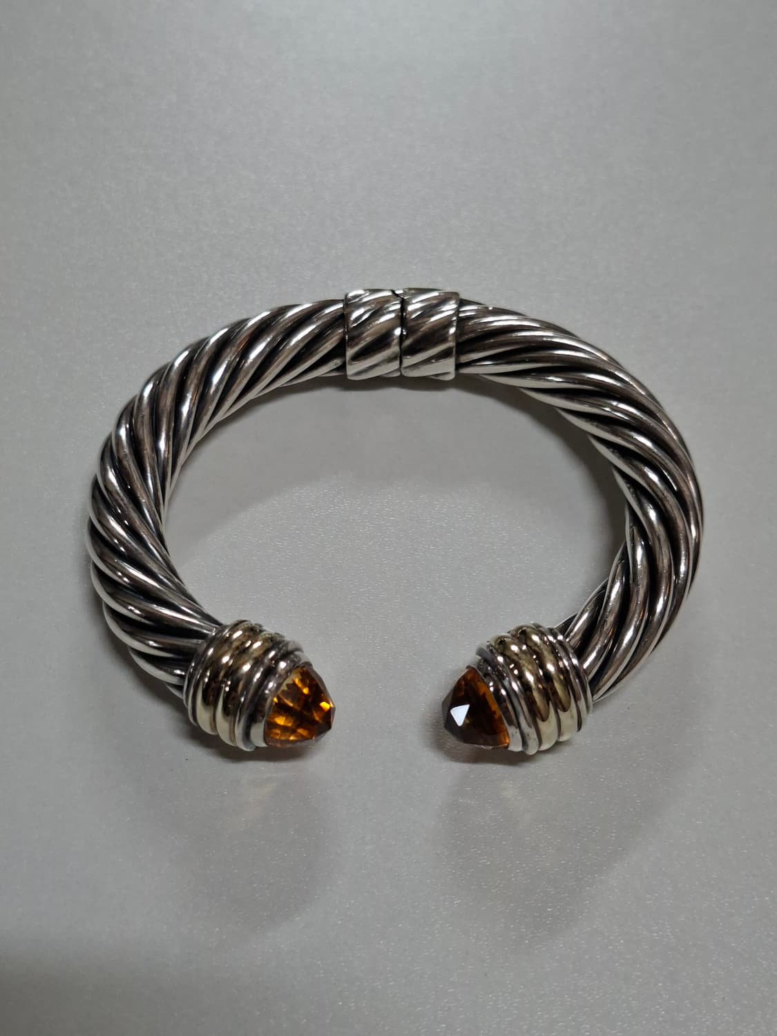 데이비드율만 시트린 힌지 커프 상품이미지1