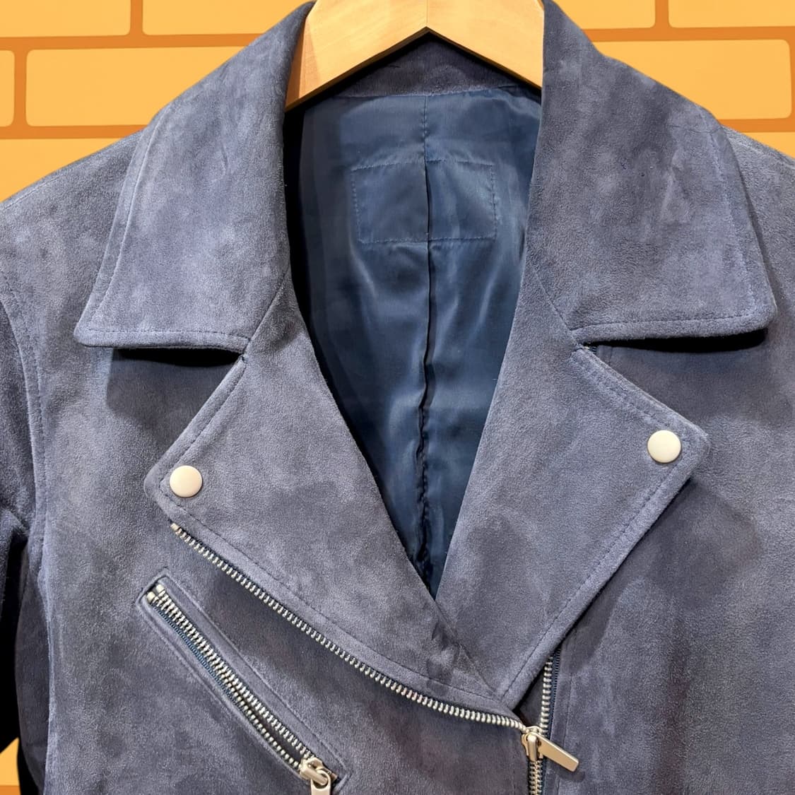 더블라이더 스웨이드 고트스킨 숏 자켓 (M) 상품이미지2