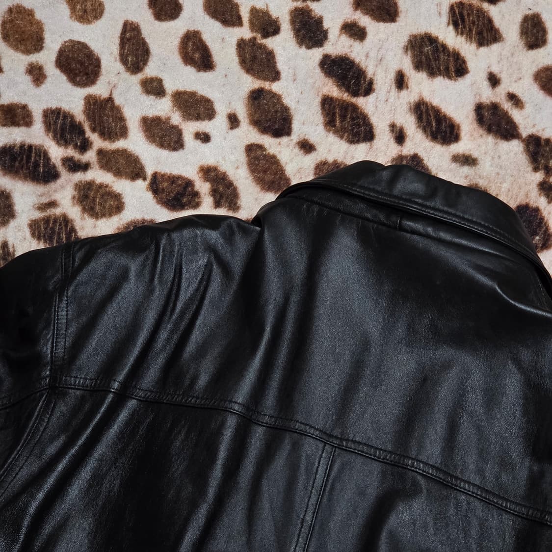 빈티지 리얼레더 가죽 사파리 자켓 상품이미지6