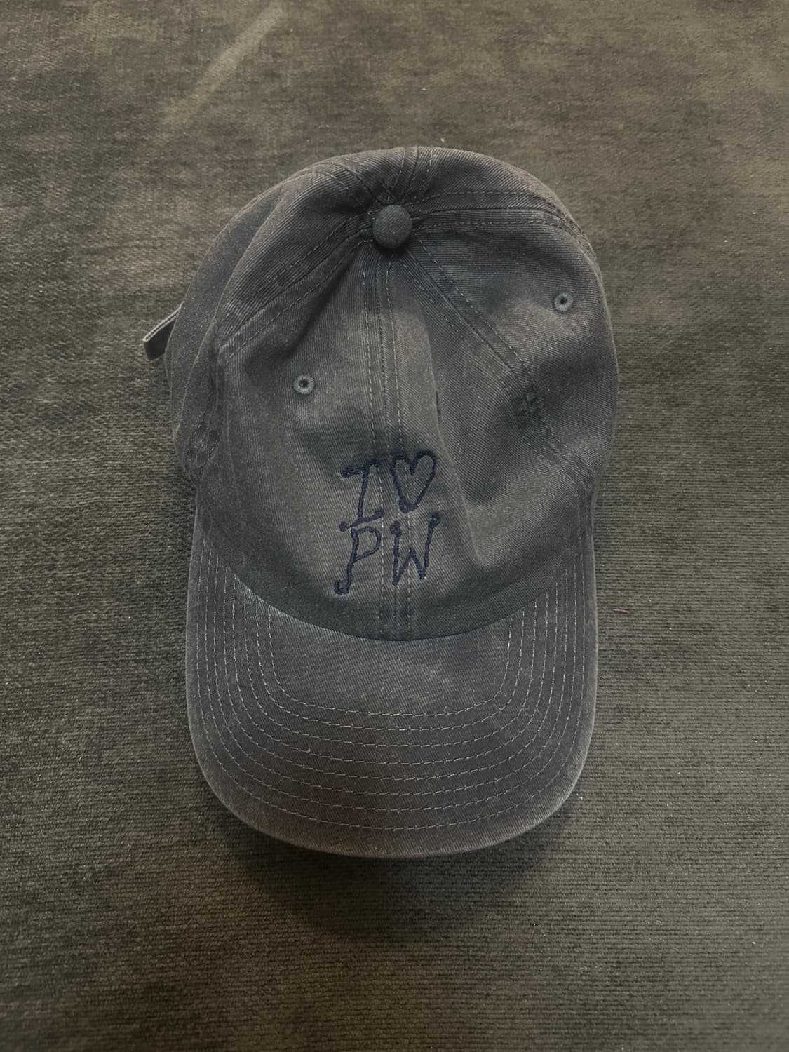 팔로마울 I♡PW 빈티지 네이비 볼캡 상품이미지1