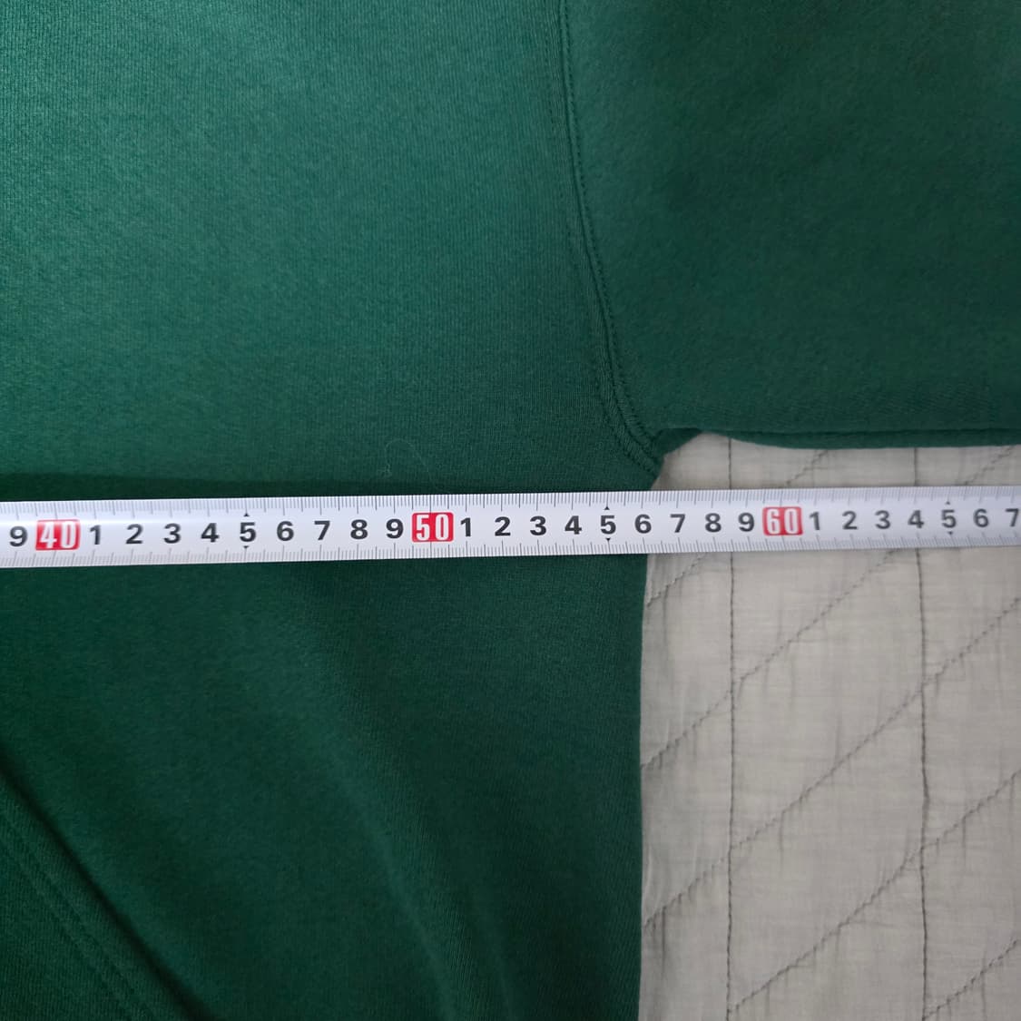 [L] 90s USA 빈티지 러셀 애슬레틱 후드집업 그린 ver. 스테인 상품이미지6