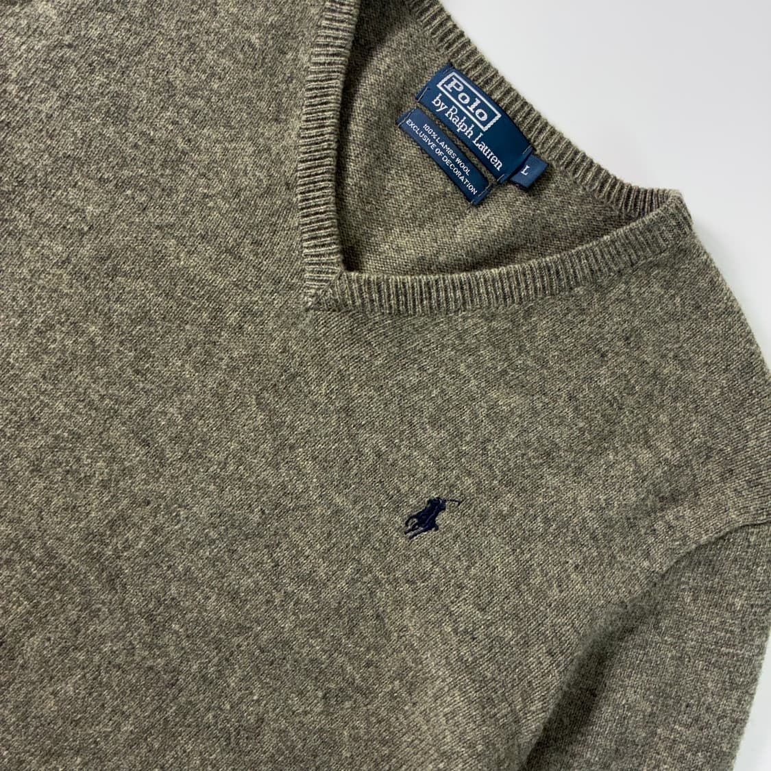 Polo 폴로 랄프로렌 멜란지그레이 램스울 니트 상품이미지3