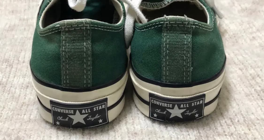 240) 컨버스 척 70 로우 미드나잇 클로버 초록 상품이미지4