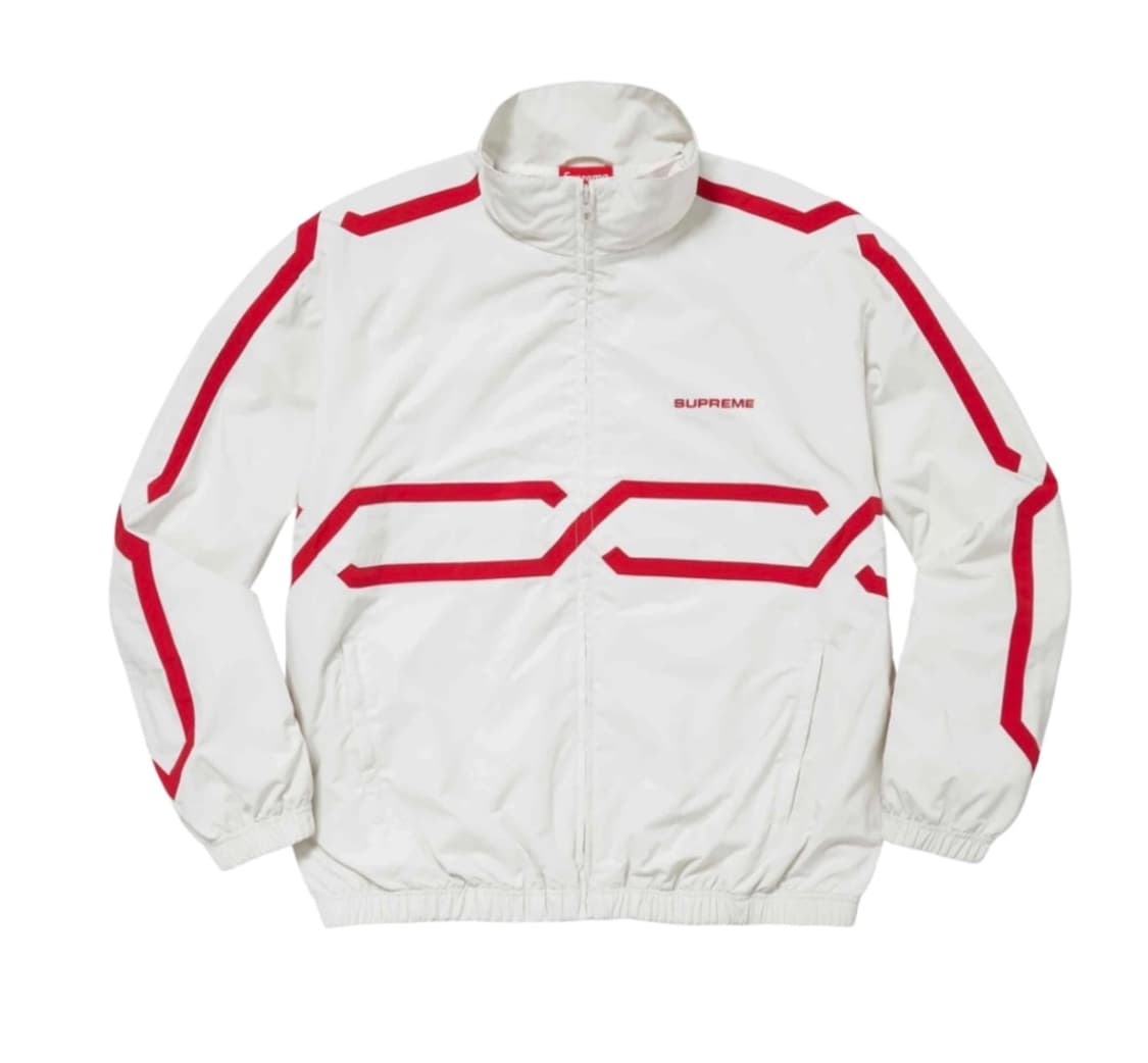 슈프림 인셋 링크 트랙 자켓 라이트 그레이 - 24SS 상품이미지1