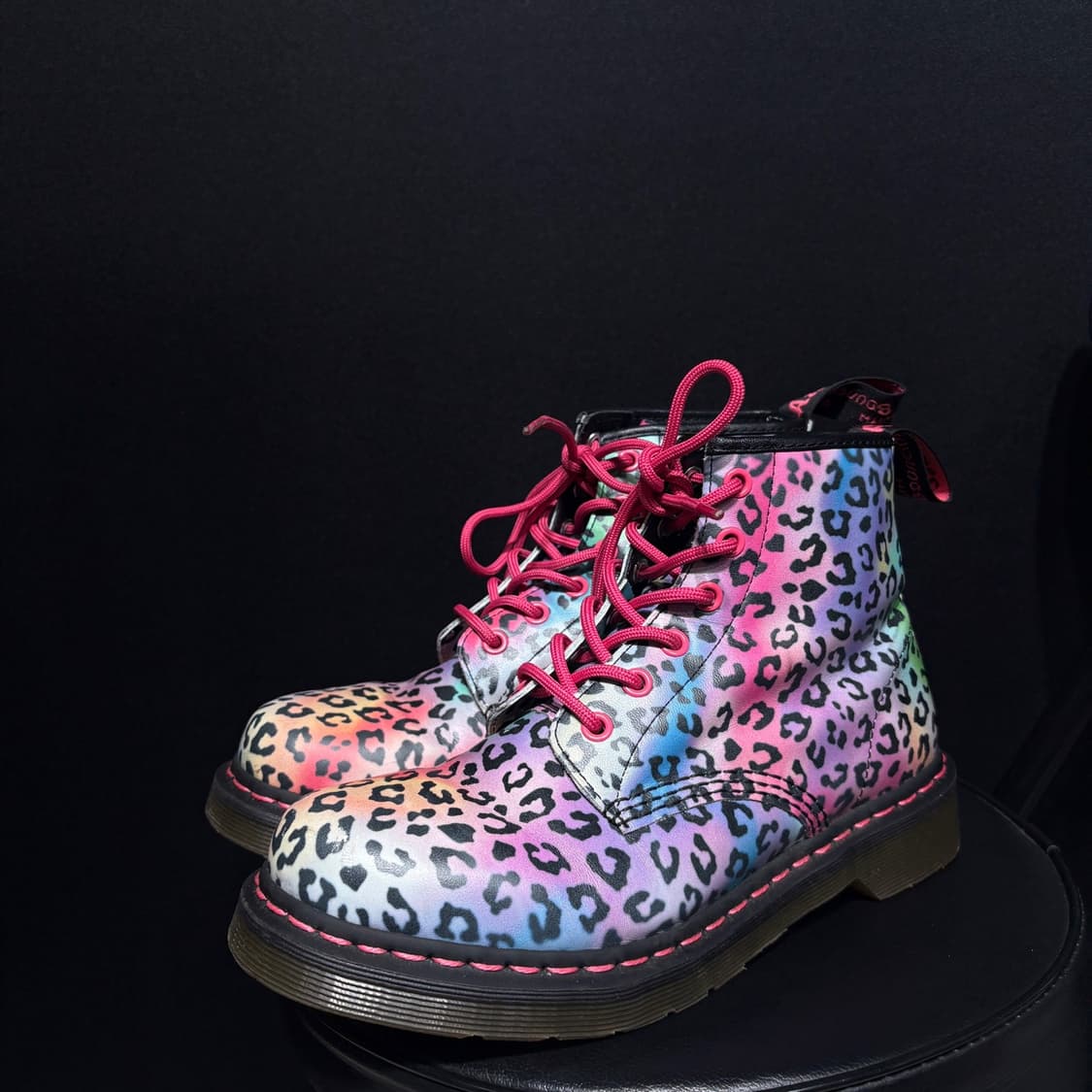 닥터마틴 레인보우 레오파드 부츠 상품이미지1